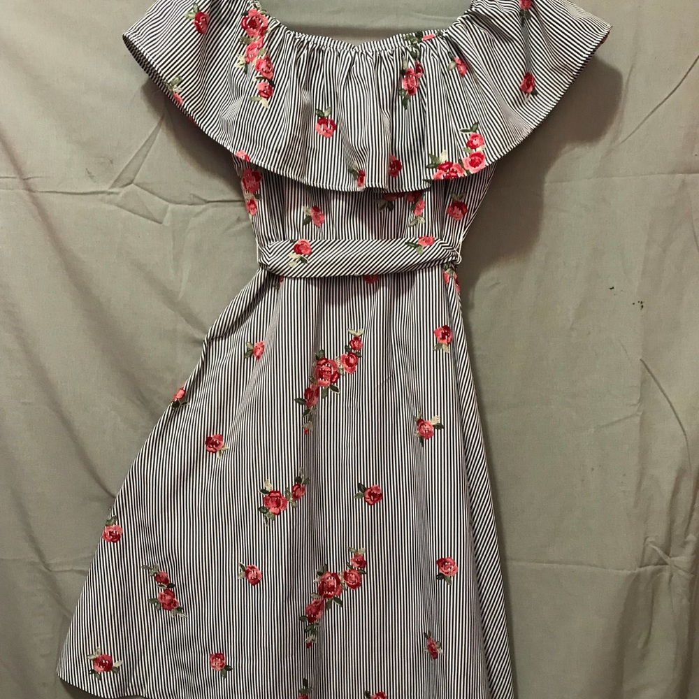 Off the Shoulder Calvin Klein Dress